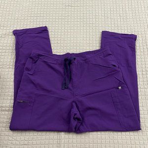 FIGS women's Digital Grape Yola™ - Skinny Scrub Pants - XL / Digital Grape